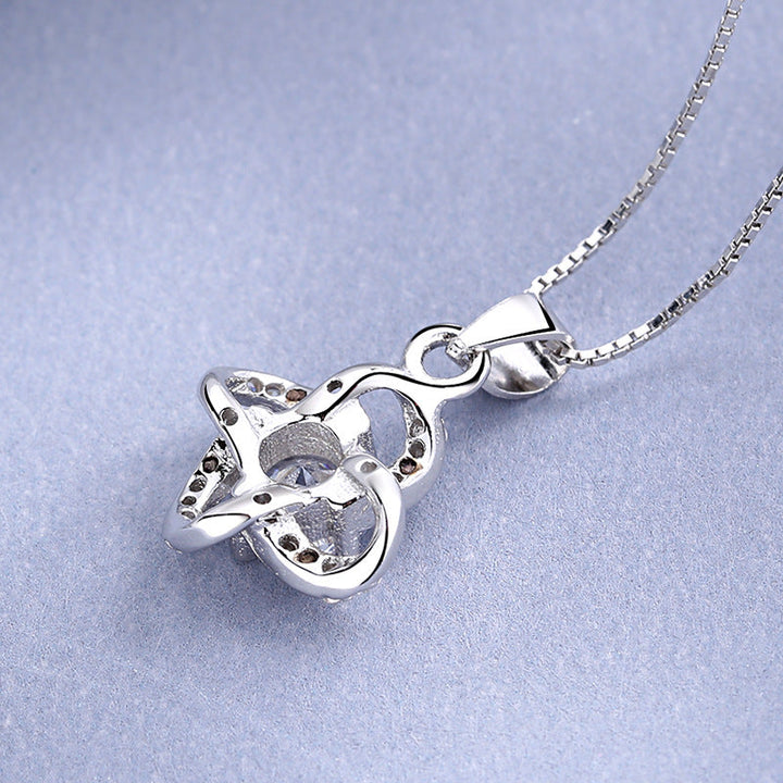 Women's necklace with artistic, sparkling pendant Nin Boutique