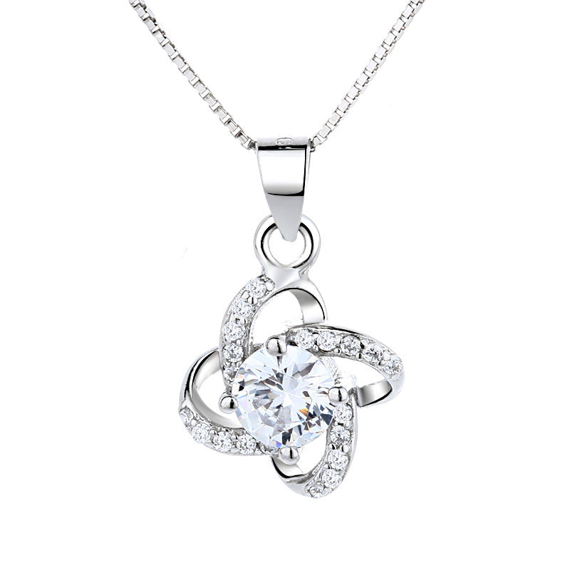 Women's necklace with artistic, sparkling pendant Nin Boutique