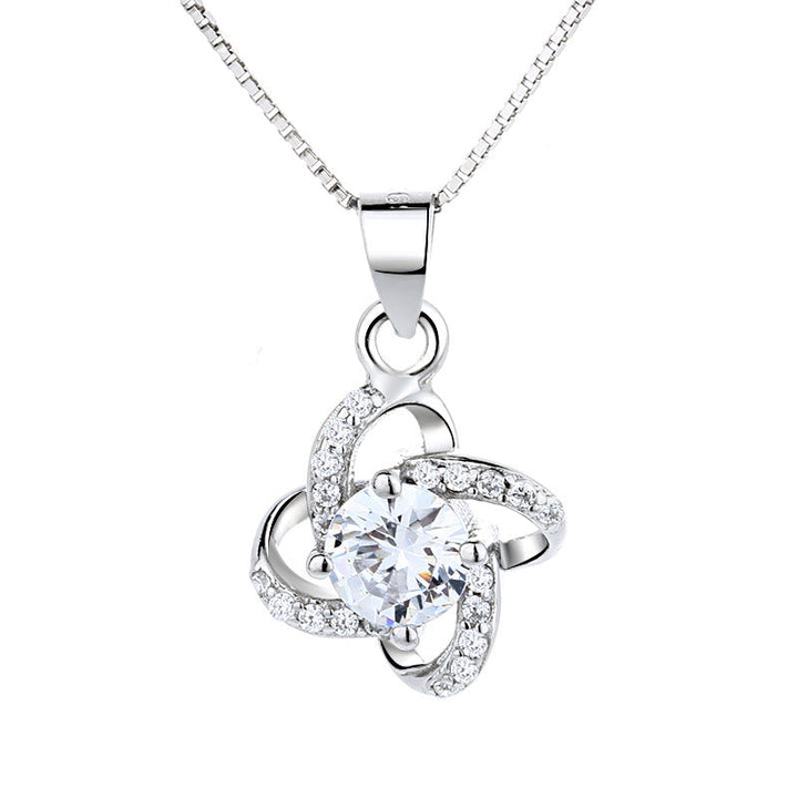 Women's necklace with artistic, sparkling pendant Nin Boutique