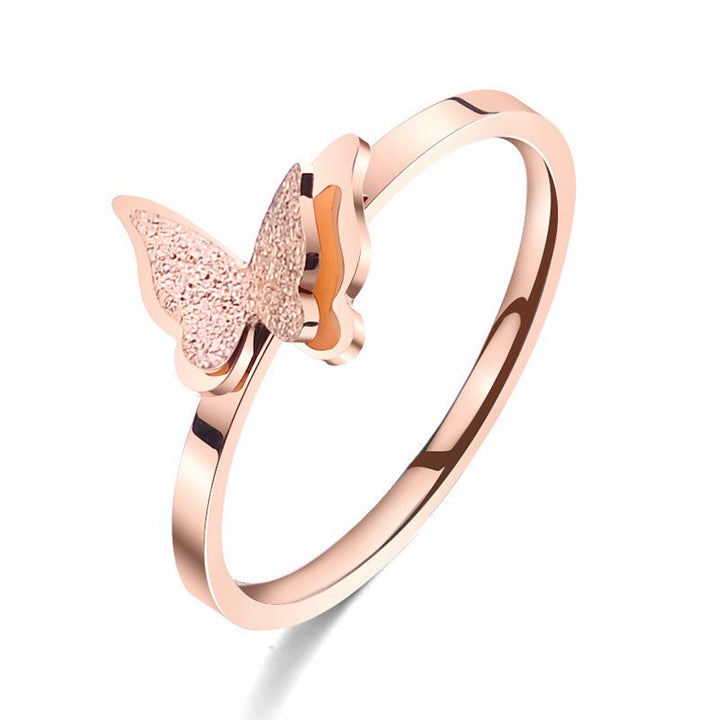 Women's ring with filigree butterfly design Nin Boutique