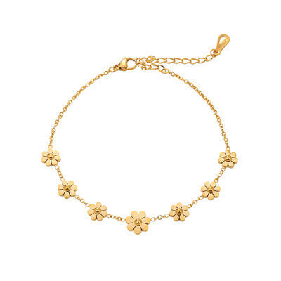Ladies ankle bracelet with heart-shaped pendant made of high-quality material Nin Boutique
