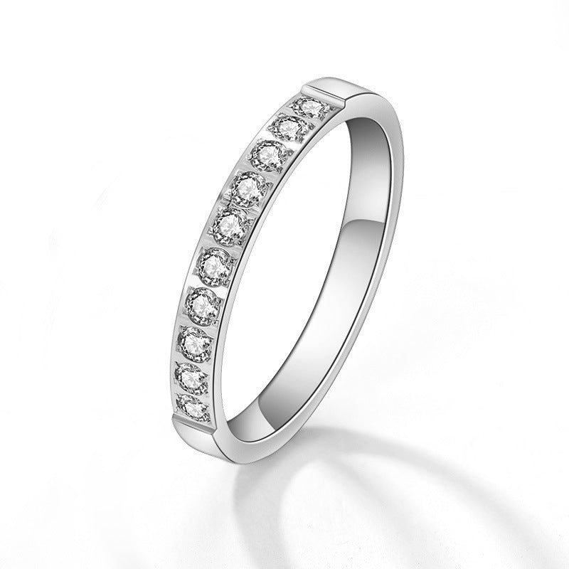 Women's Ring with Sparkling Zirconia Stones Nin Boutique