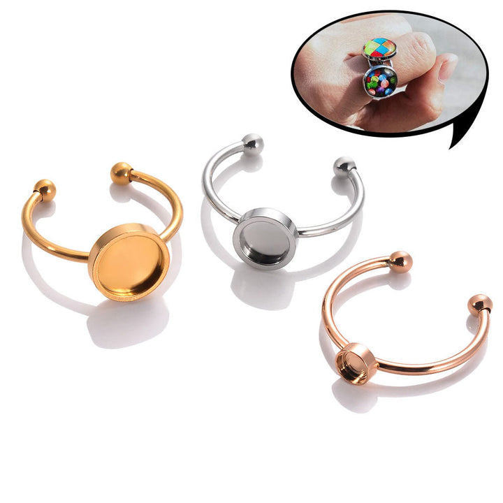 Women's Open Rings with Individually Adjustable Diameter Nin Boutique