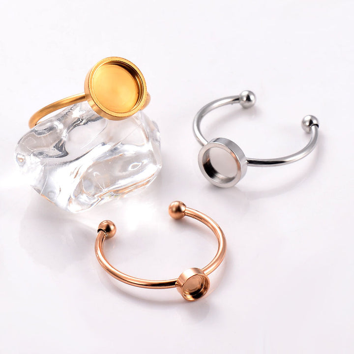 Women's Open Rings with Individually Adjustable Diameter Nin Boutique