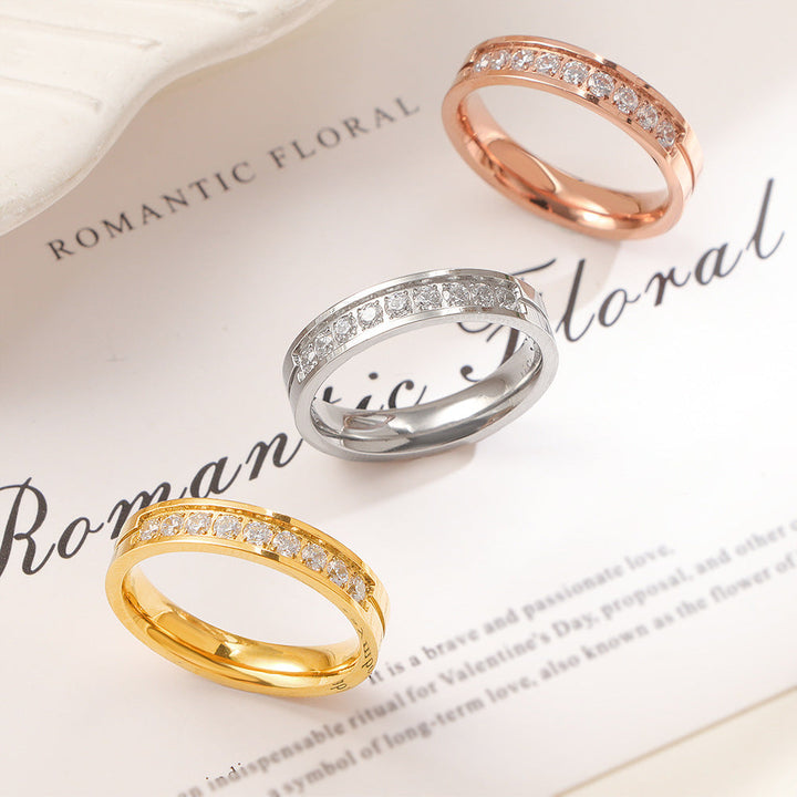 Women's Ring with elegant zirconia embellishment Nin Boutique