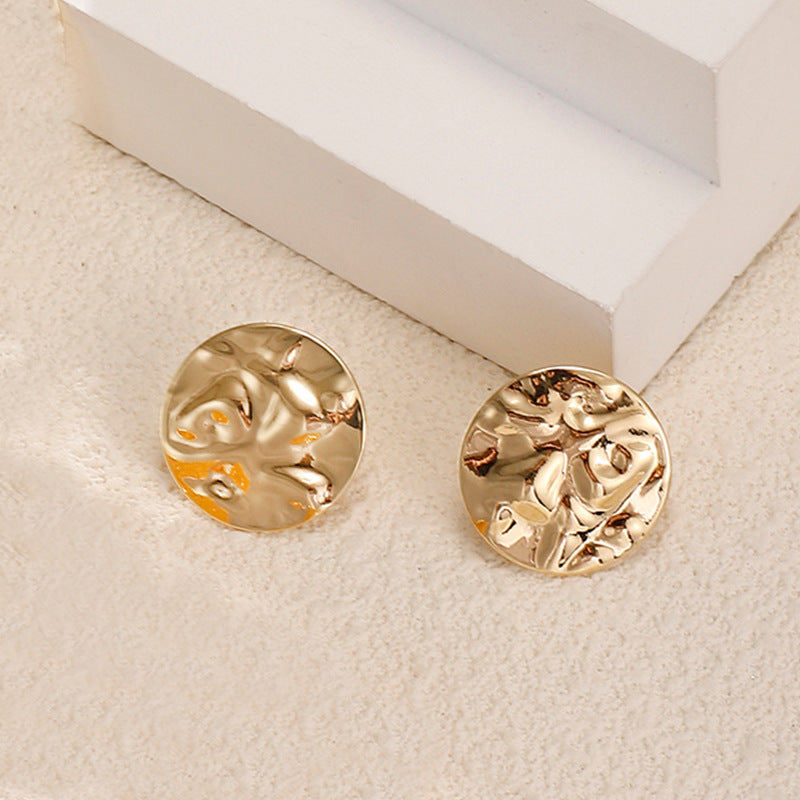 Women Earrings with textured, square design Nin Boutique