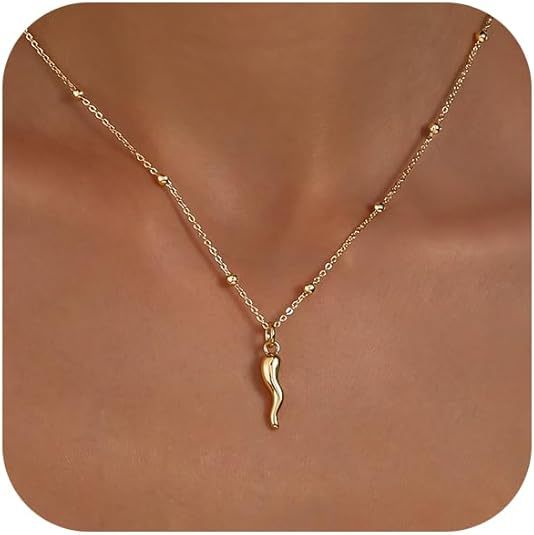 Women's elegant necklace with bow pendant and fine link design Nin Boutique