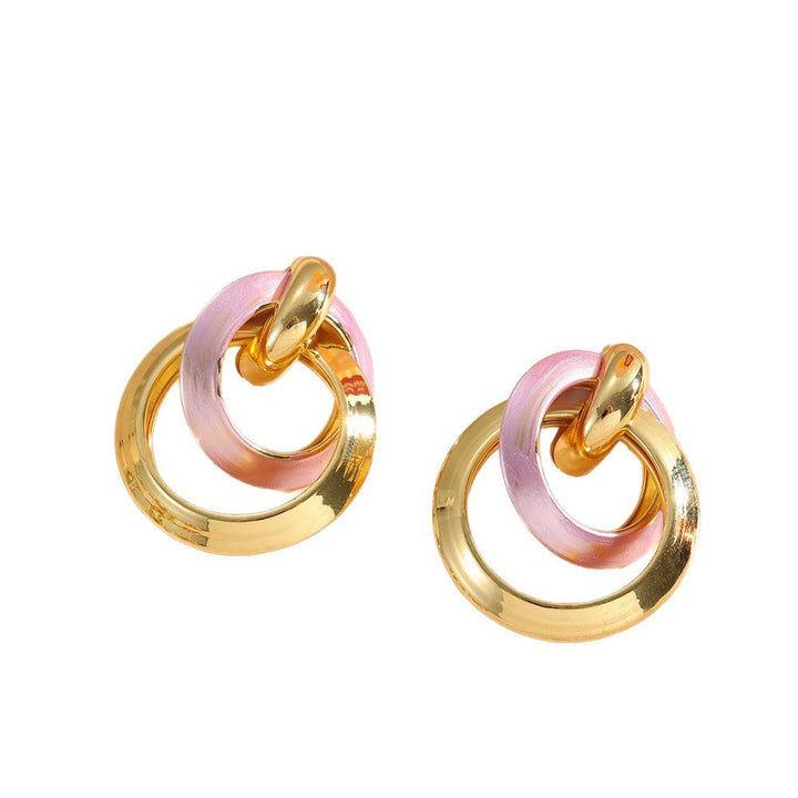 Ladies earrings with innovative knot design Nin Boutique