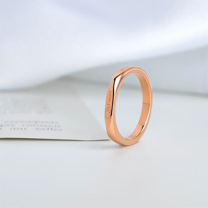 Ladies Ring with personalized engraving Nin Boutique