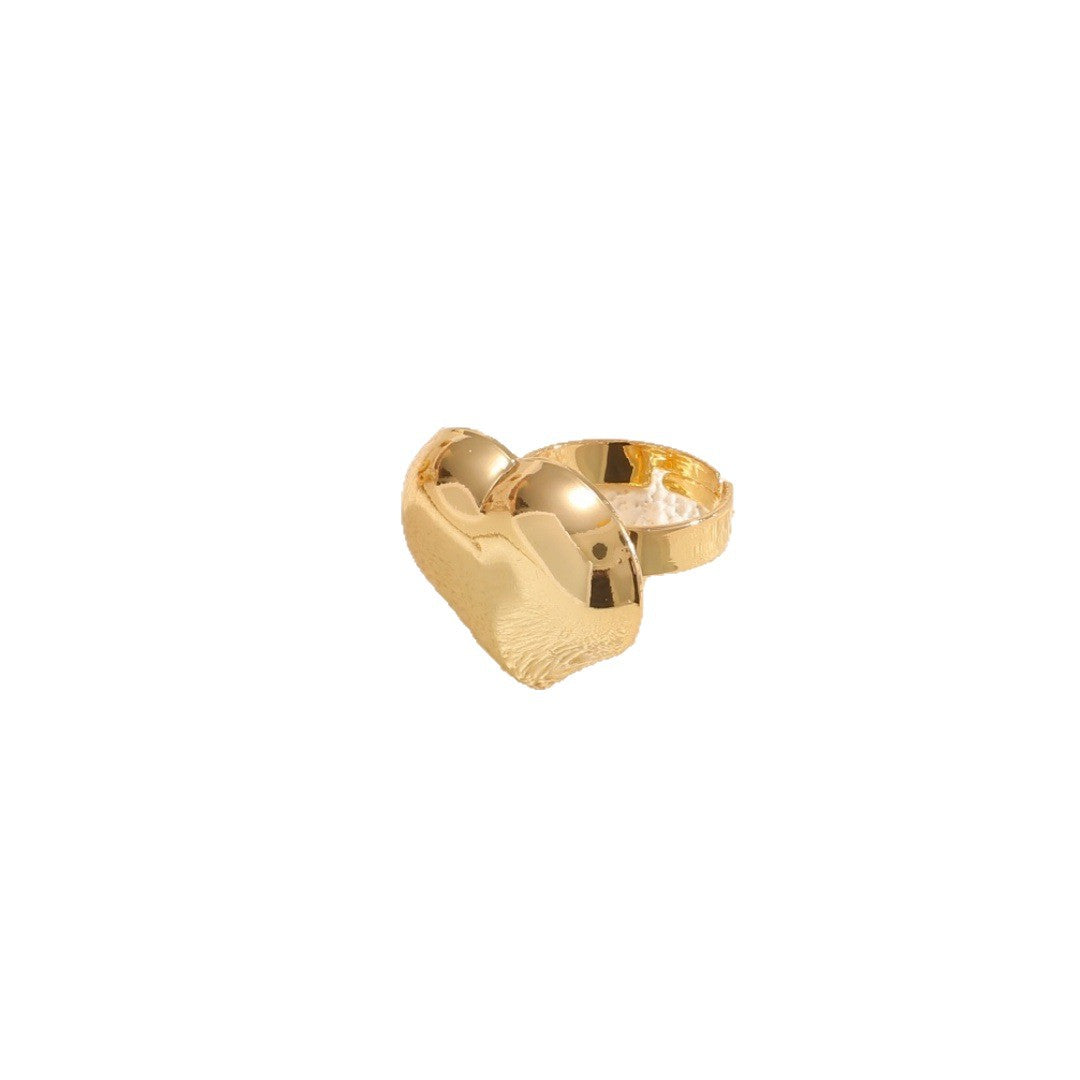Women Open Cuff Bracelet with High-Quality Heart Design Nin Boutique