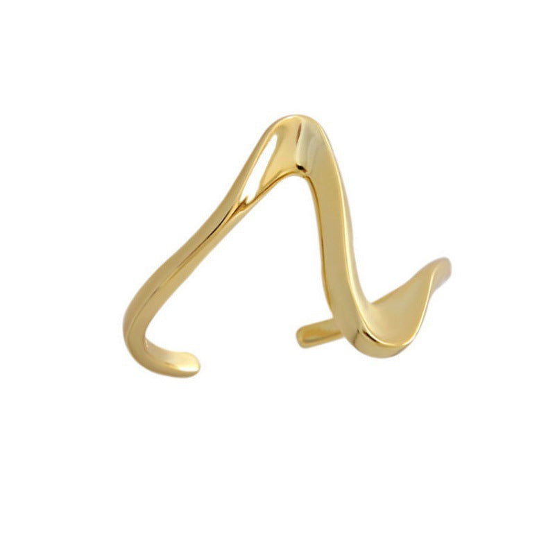 Women Ring in modern wave design Nin Boutique