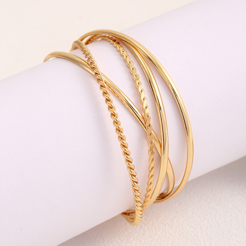 Women Bracelet Set with intricate, braided and simple designs Nin Boutique