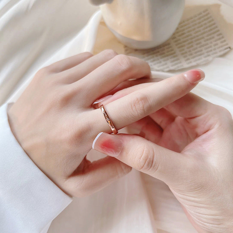 Ladies Ring with personalized engraving Nin Boutique