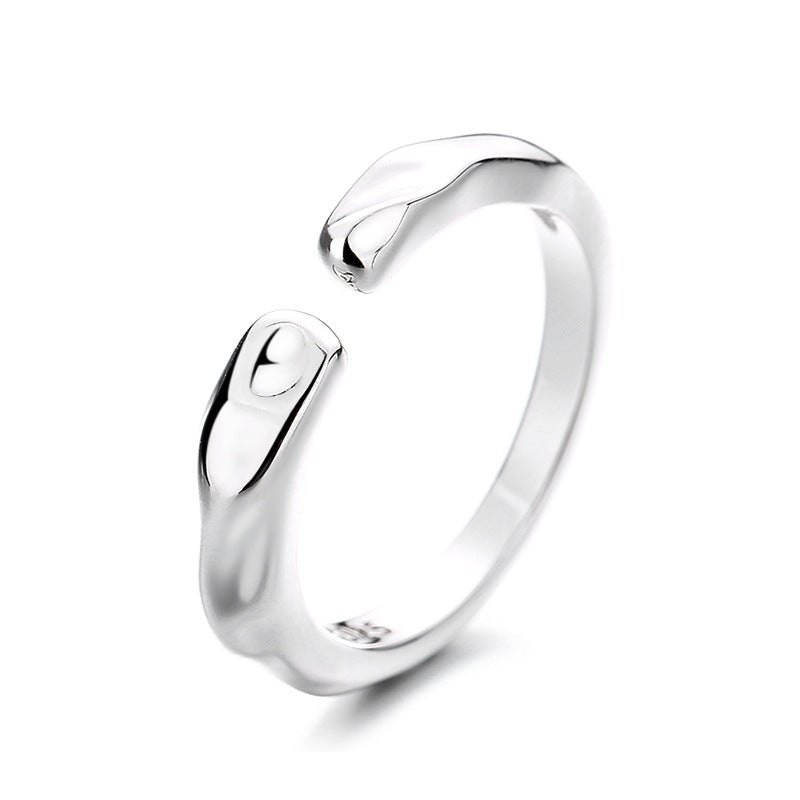 Women's Open Ring with Innovative Drop Design Nin Boutique