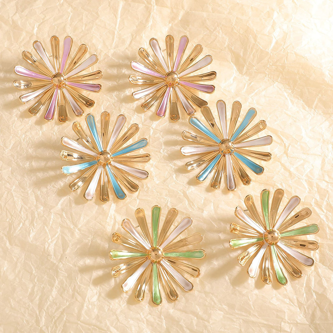 Women's earrings in floral sunflower design Nin Boutique