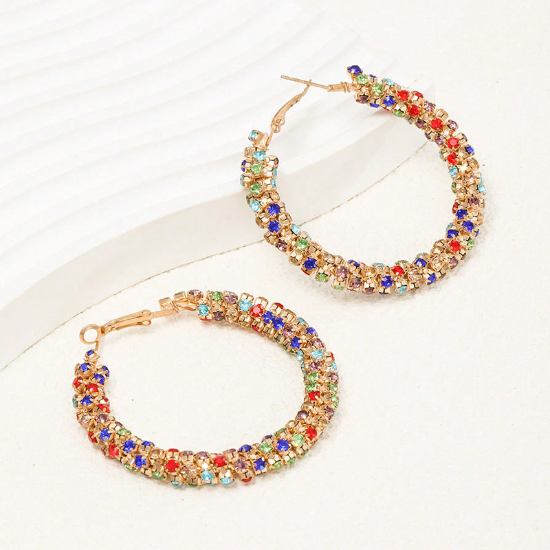 Women's earrings with sparkling stones and elegant design Nin Boutique