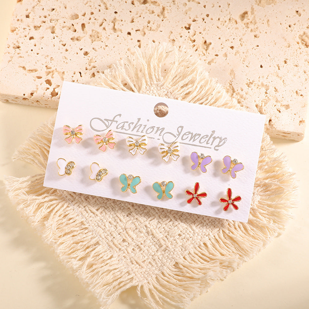 Women’s Earrings Set with Fruity Design Nin Boutique
