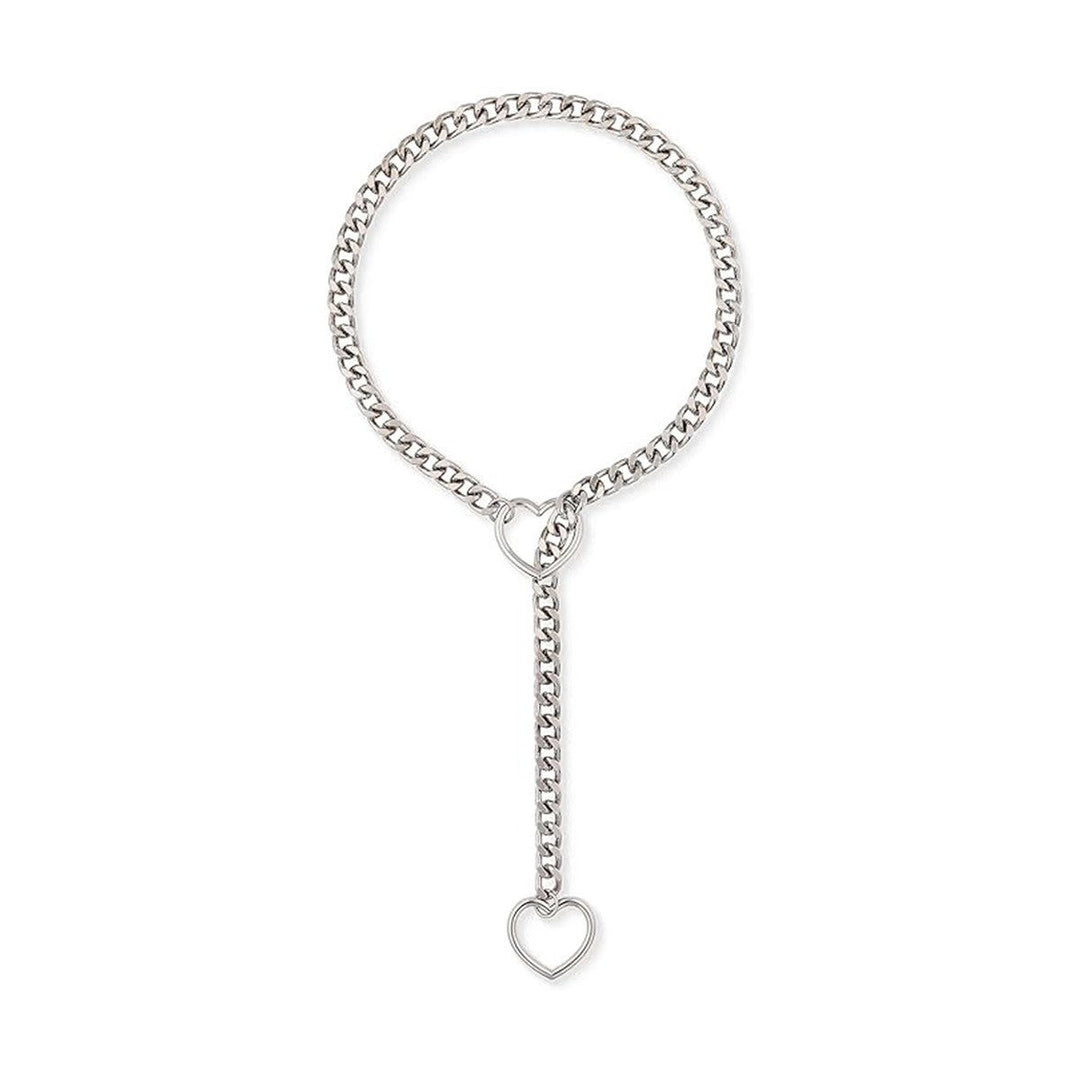 Ladies ankle bracelet with heart pendant and elegant chain design Nin Boutique