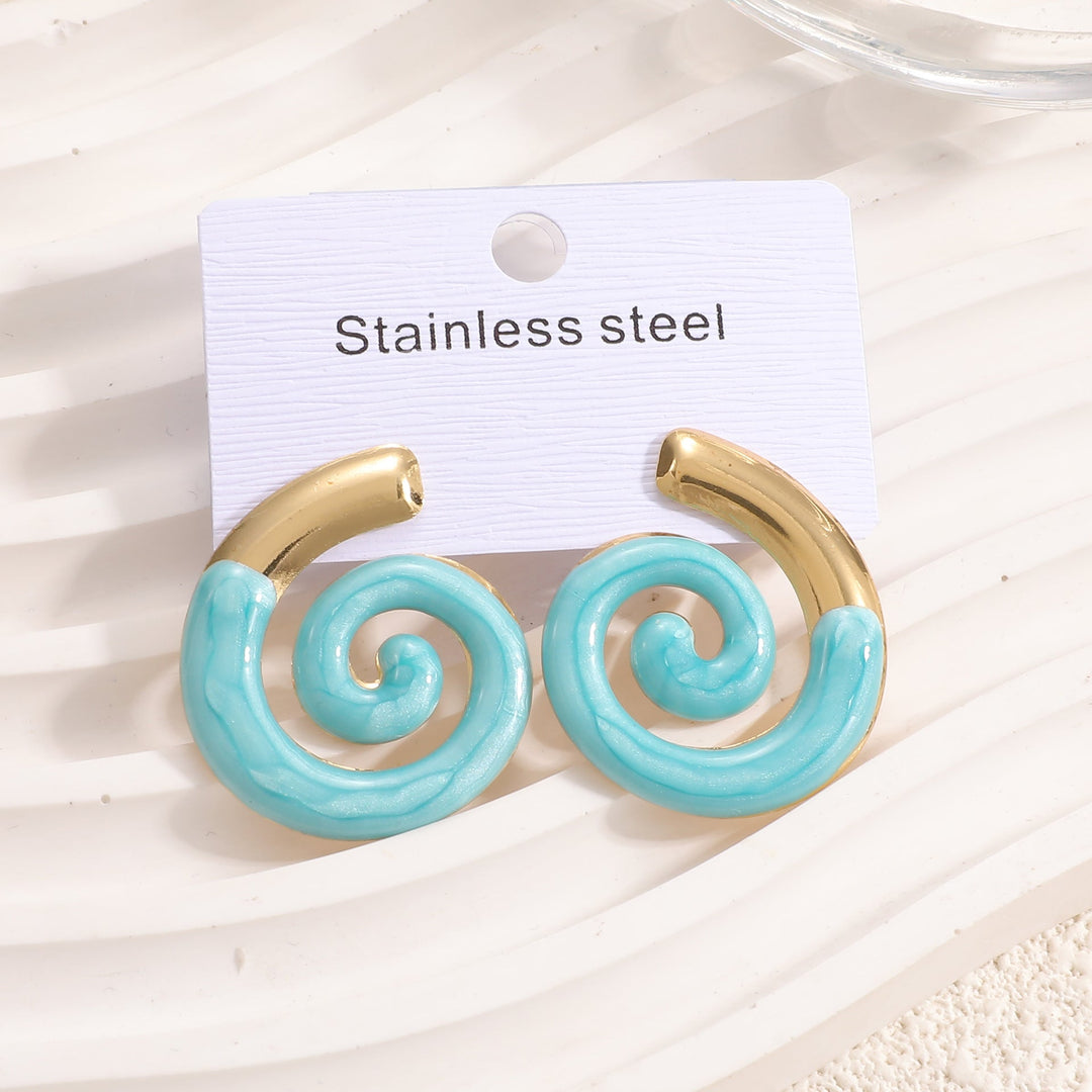 Ladies earrings in artistic sun motif Nin Boutique