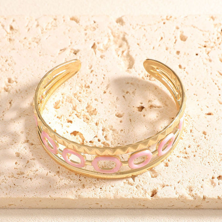 Women's cuff bracelet with elegant spiral design Nin Boutique