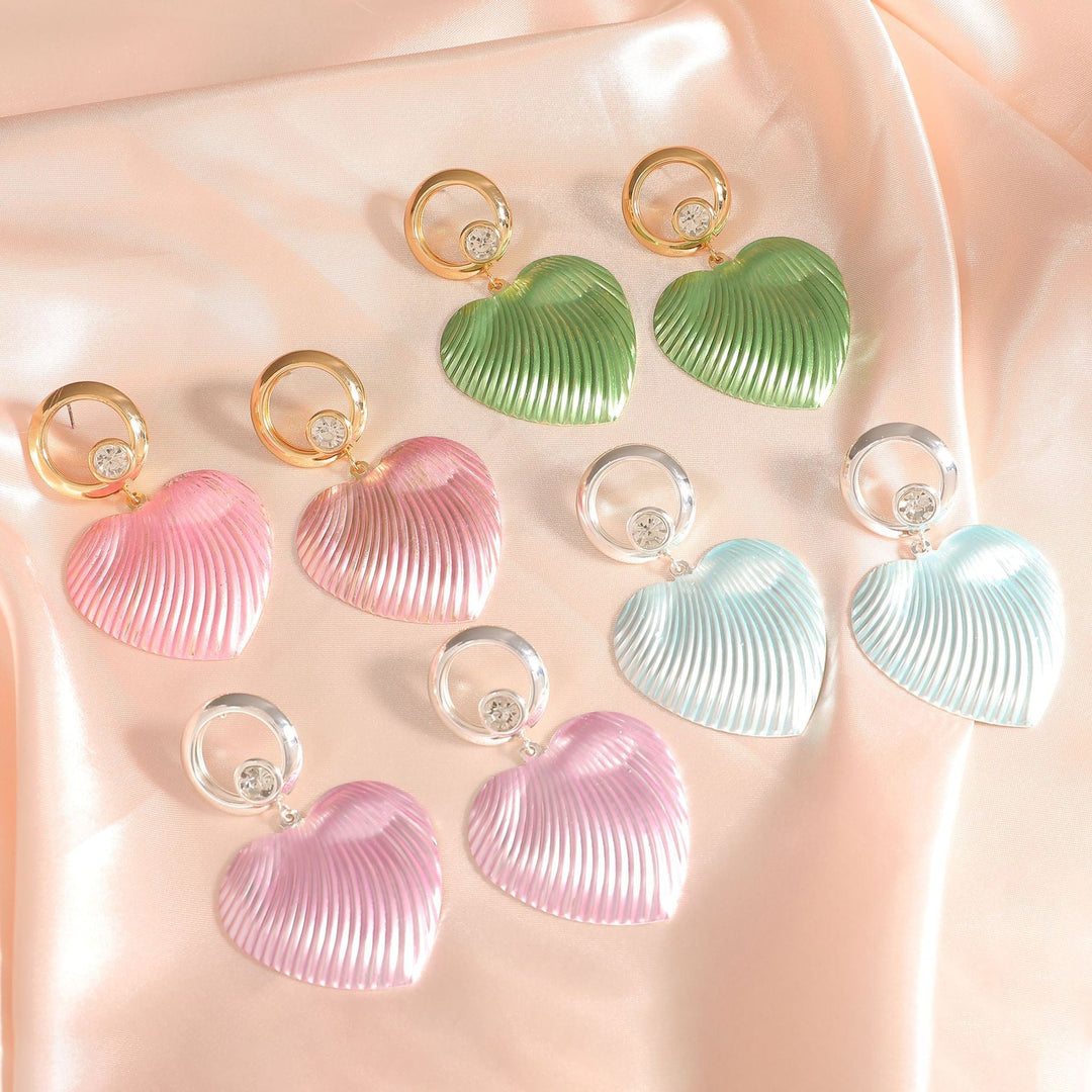 Women's earrings with elaborate heart design Nin Boutique