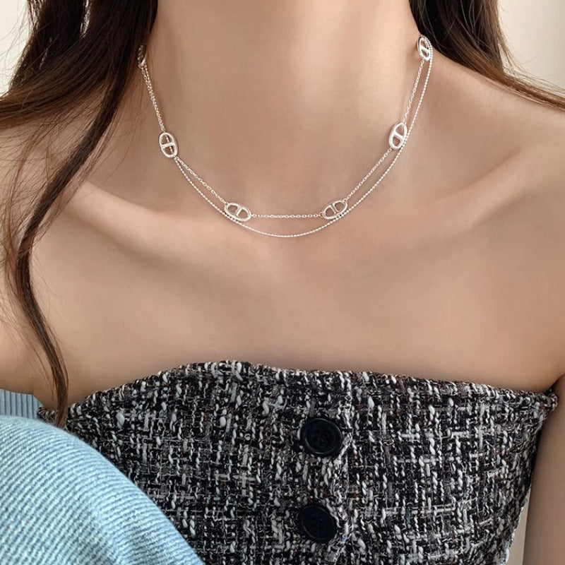 Women’s chain with modern connecting elements Nin Boutique