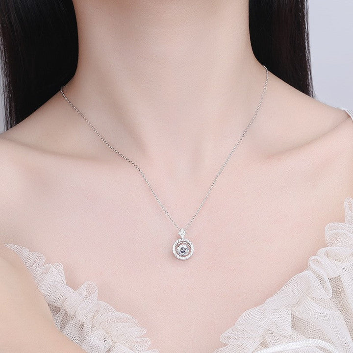 Women's necklace with sparkling zirconia frame and high-quality design Nin Boutique
