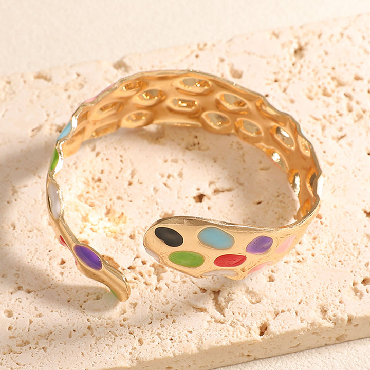 Women Open Bangle in Elegant Snake Design Nin Boutique
