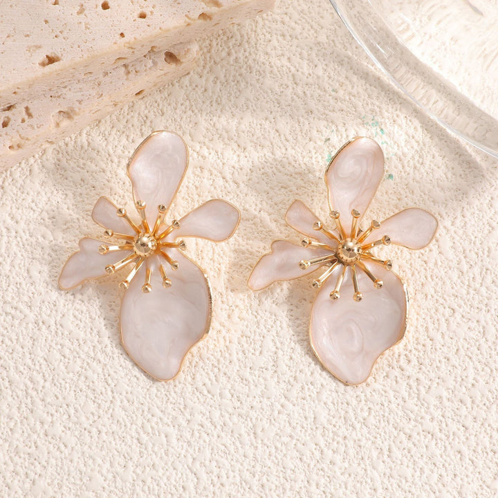 Ladies Earrings with intricate floral motif Nin Boutique