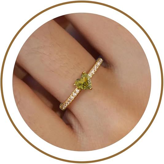 Women's ring with heart cut and sparkling zirconia elements Nin Boutique