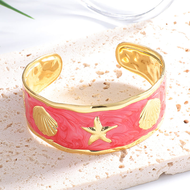 Women’s bracelet with maritime shell and starfish design Nin Boutique