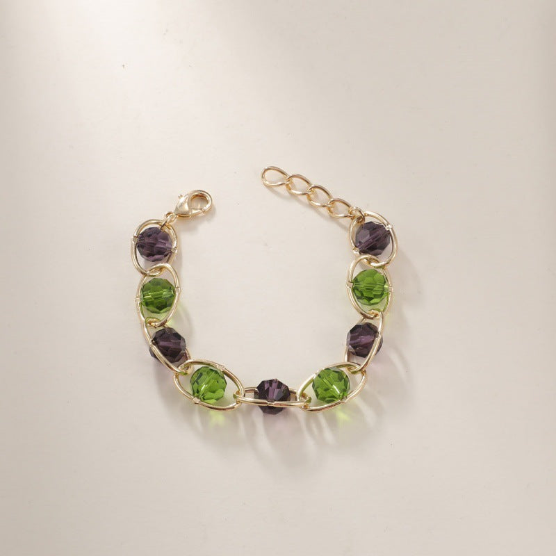 Women's bracelet with sparkling crystal beads Nin Boutique
