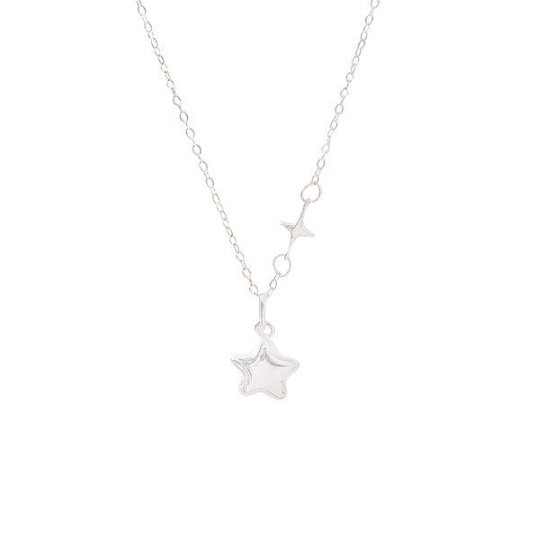 Women's necklace with sparkling star pendant and elegant connection details Nin Boutique