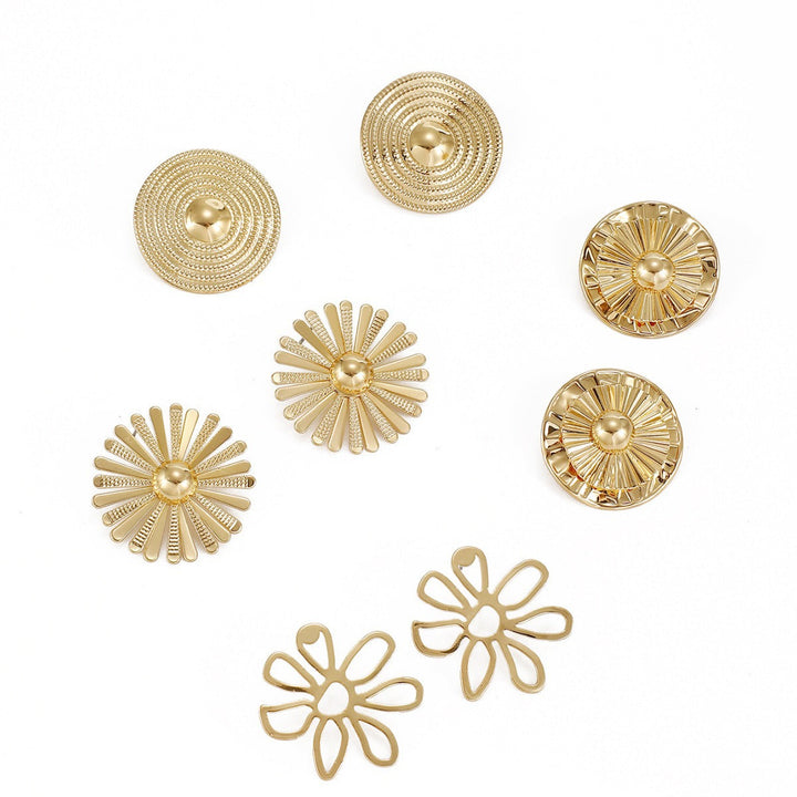 Women's earrings in exclusive sunflower style Nin Boutique