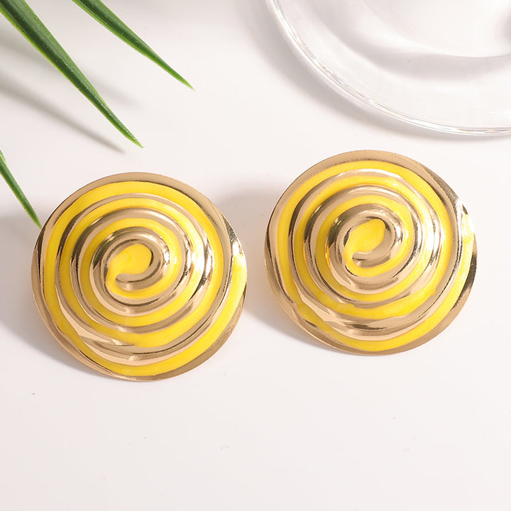 Women's earrings in elegant spiral design Nin Boutique