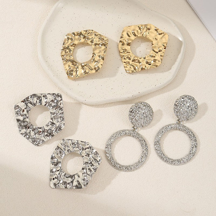 Women's earrings in artistic, geometric design Nin Boutique