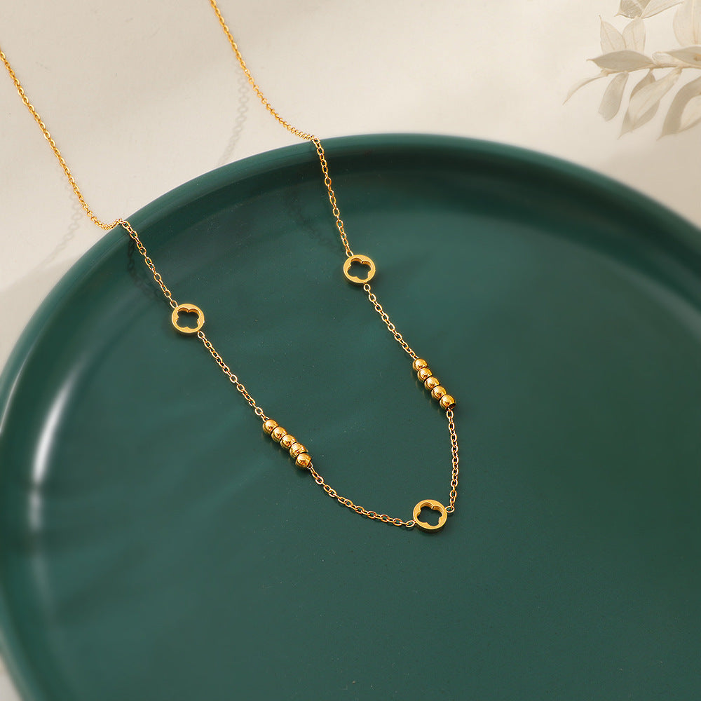 Women's anklet with elegant geometric elements Nin Boutique