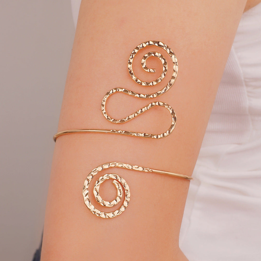 Women Open Cuff with Floral Accents Nin Boutique