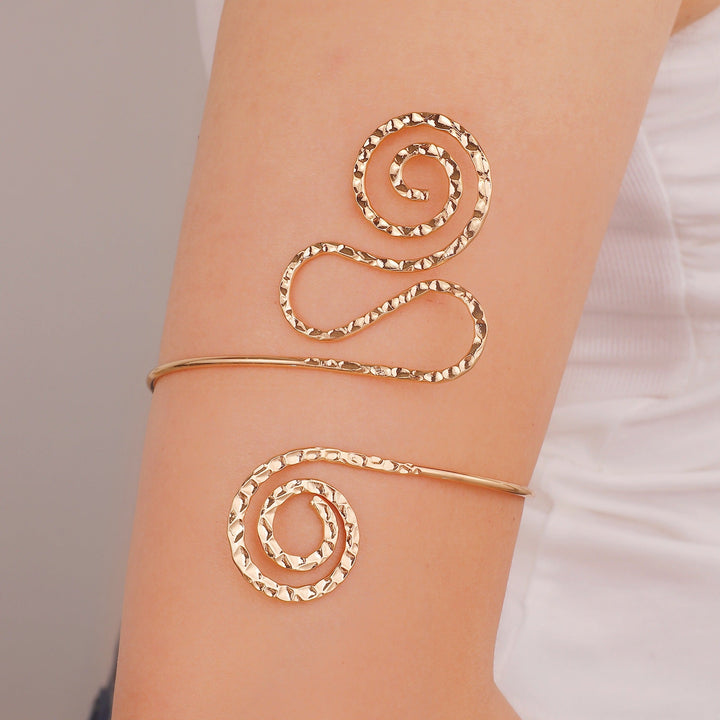 Women Open Cuff with Floral Accents Nin Boutique