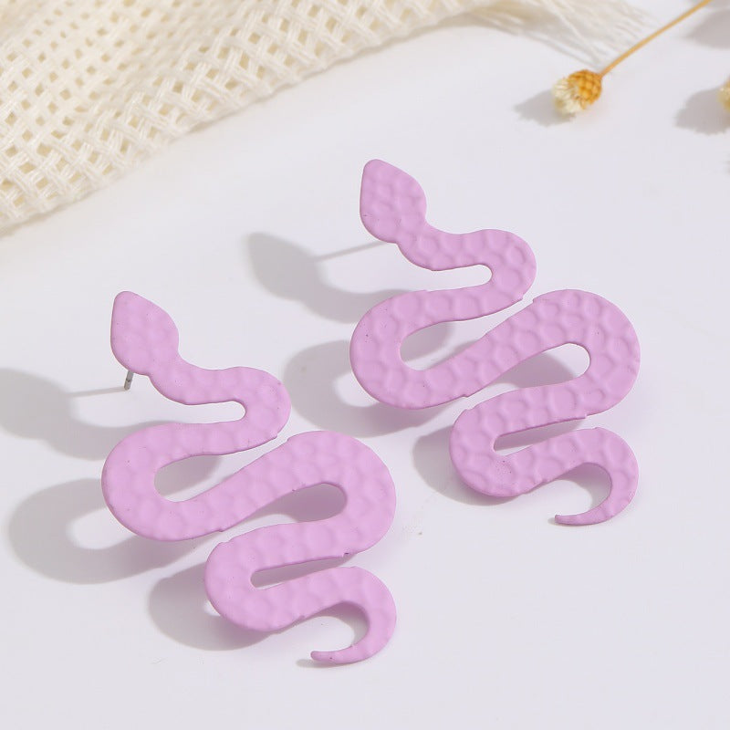 Ladies earrings in creative snake design Nin Boutique