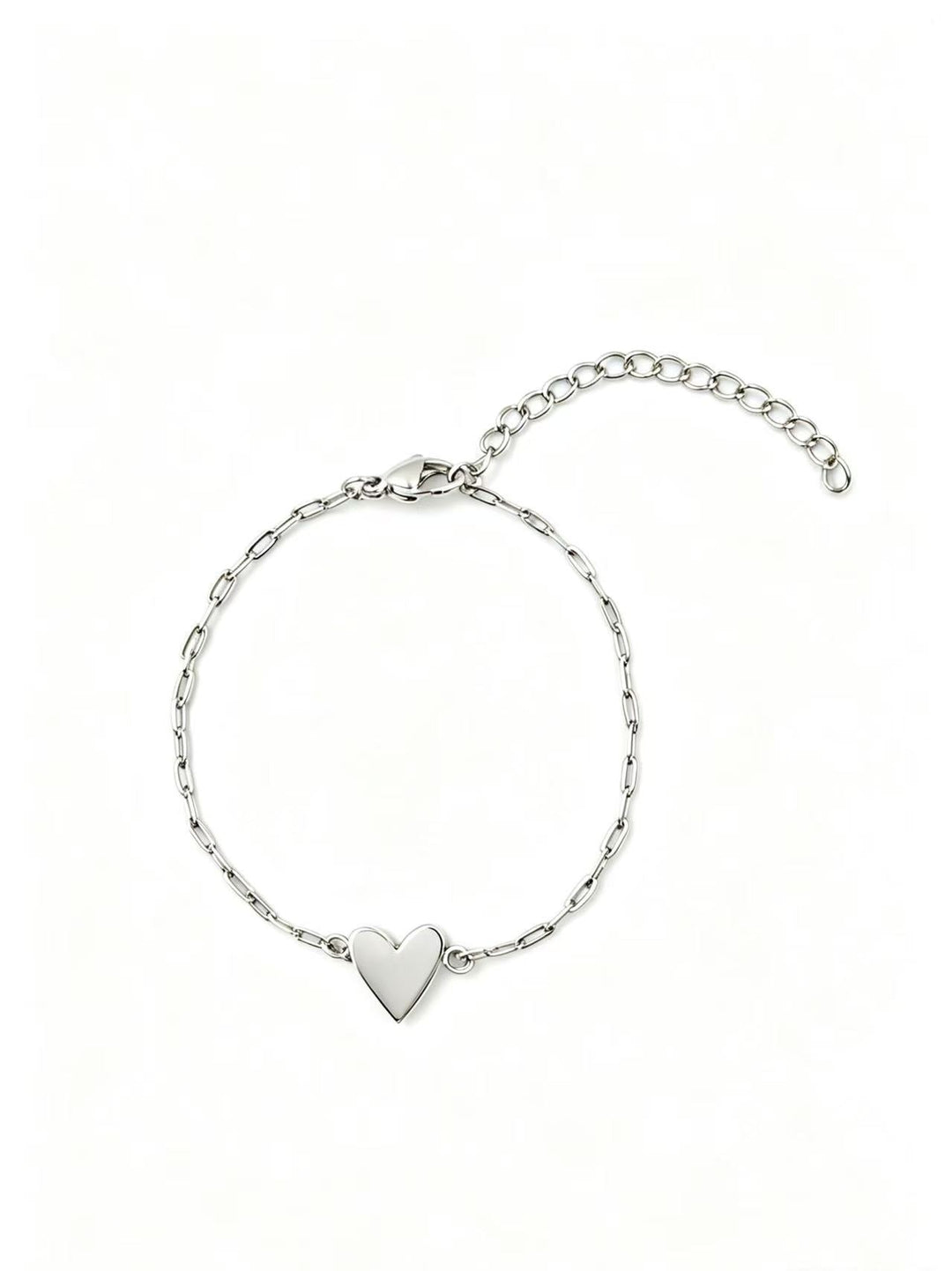 Women's anklet with romantic heart pendant made of high-quality stainless steel Nin Boutique