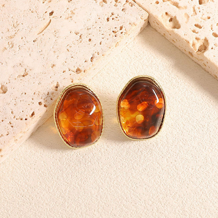 Women's earrings with intricate design and high-quality semi-precious stone Nin Boutique