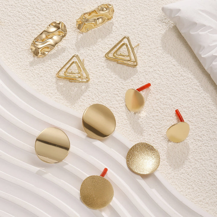 Ladies earrings in artistic face design Nin Boutique