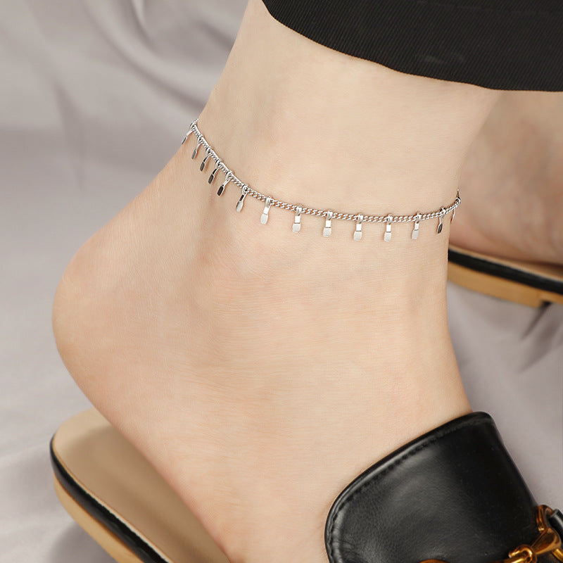 Women's Elegant Ankle Bracelet with Filigree Charms Nin Boutique