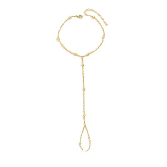 Women's ankle bracelet with sparkling zirconia details Nin Boutique