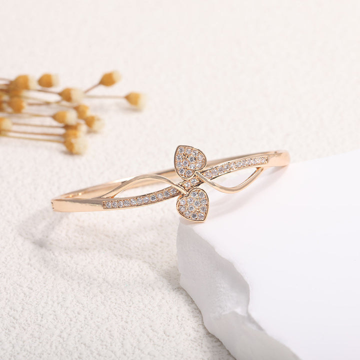 Ladies' bracelet with elegant infinity pattern and sparkling zirconia Nin Boutique