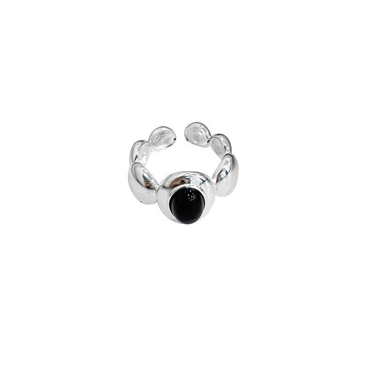 Women's ring with modern geometric design and elegant surface finish Nin Boutique
