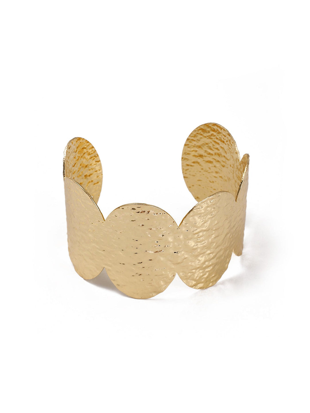 Women's cuff bracelet in artistic, structured design Nin Boutique