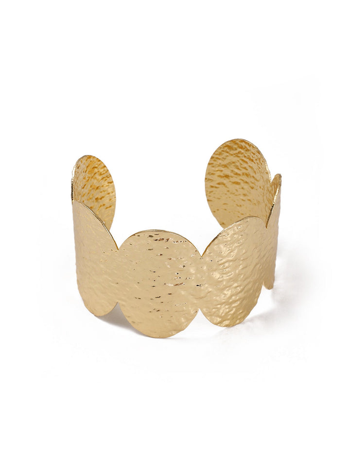 Women's cuff bracelet in artistic, structured design Nin Boutique