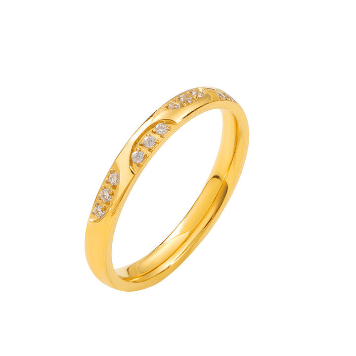 Women's delicate ring with elegant, curved details Nin Boutique